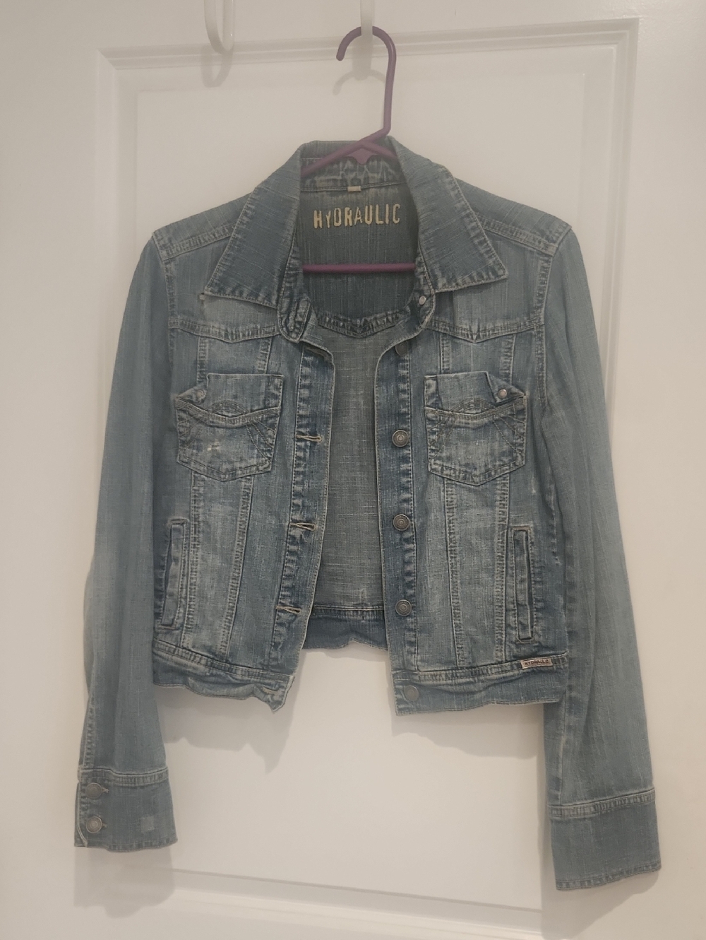 Hydraulic Women's Faded Blue Denim Jacket